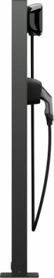 Wallbox Stand Pedestal Eiffel Basic Dual for Pulsar family, 1400mm, Black PED-EIFBS-DUAL | Elektrika.lv
