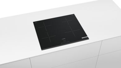 BOSCH Bosch | Hob | PUE63KBB6E | Induction | Number of burners/cooking zones 4 | Touch | Timer | Black PUE63KBB6E