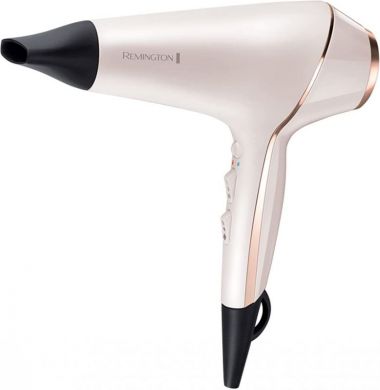Remington Remington | Hair dryer | ProLuxe AC9140 | 2400 W | Number of temperature settings 3 | Ionic function | Diffuser nozzle | White/Gold/Black AC9140