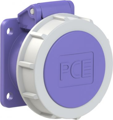 PCE CEE kontaktligzda paneļu 3x16A 24VAC 50/60Hz IP66/IP67 violeta TWIST 54x60 3632F9V | Elektrika.lv