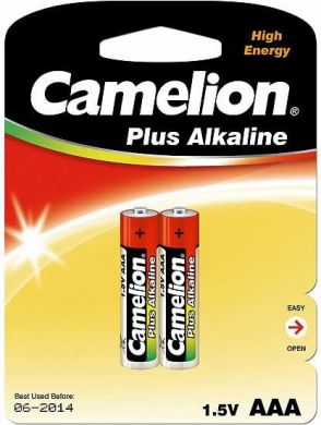 Camelion Baterijas AAA/LR03, Plus Alkaline, 2 gab. 11000203 | Elektrika.lv