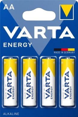 VARTA Baterijas 4106/4 AA ENERGY Alkaline (4 gab.) 04106 | Elektrika.lv
