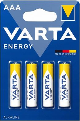 VARTA Батарейки 4103/4 AAA ENERGY Alkaline (4 шт.) 04103 | Elektrika.lv