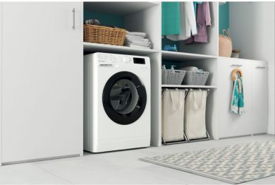 Indesit INDESIT | Washing machine | MTWE 71252 WK EE | Energy efficiency class E | Front loading | Washing capacity 7 kg | 1200 RPM | Depth 54 cm | Width 59.5 cm | Display | Big Digit | White MTWE 71252 WK EE