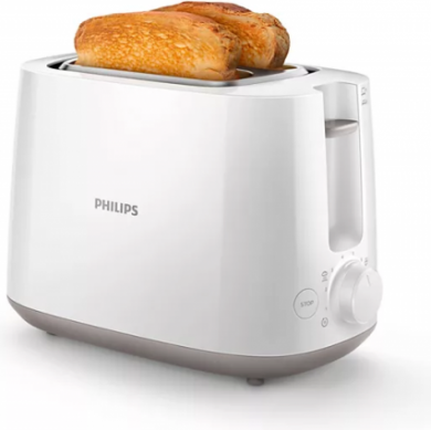 Philips Philips | HD2581/00 Daily Collection | Toaster | Power  760-900 W | Number of slots 2 | Housing material Plastic | White HD2581/00