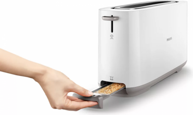 Philips Toaster Daily Collection 870-1030W, white HD2590/00 | Elektrika.lv