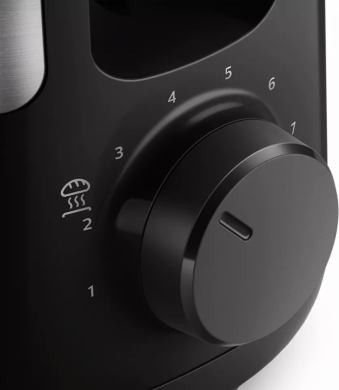 Philips Philips | Toaster | HD2692/90 Viva Collection | Power 950 W | Number of slots 2 | Housing material  Metal/Plastic | Black HD2692/90