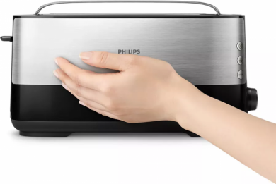 Philips Philips | Toaster | HD2692/90 Viva Collection | Power 950 W | Number of slots 2 | Housing material  Metal/Plastic | Black HD2692/90