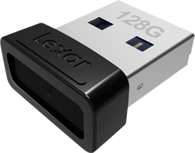 Lexar USB flash JumpDrive S47 128 GB, USB 3.1, 250 MB/s, Melna LJDS47-128ABBK | Elektrika.lv