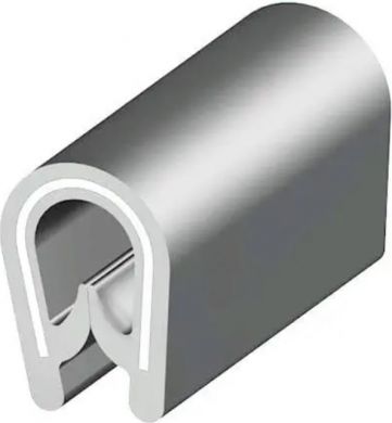 Morek Edge profile 1-4mm RAL 7035 grey coil 10m MCA015BG12 | Elektrika.lv