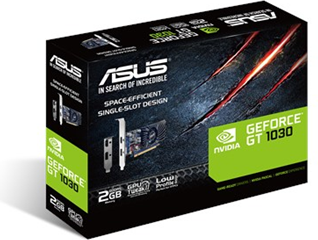 Asus Asus NVIDIA, 2 GB, GeForce GT 1030, GDDR5, Processor frequency 1266 MHz, HDMI ports quantity 1, PCI Express 3.0, Memory clock speed 6008 MHz 90YV0AT2-M0NA00 | Elektrika.lv