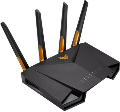 Asus Wi-Fi rūteris TUF-AX3000 V2 Dual Band WiFi 6, Spēļu, 3000 Mbps, melns 90IG0790-MO3B00 | Elektrika.lv