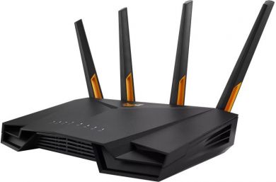 Asus Wi-Fi rūteris TUF-AX3000 V2 Dual Band WiFi 6, Spēļu, 3000 Mbps, melns 90IG0790-MO3B00 | Elektrika.lv