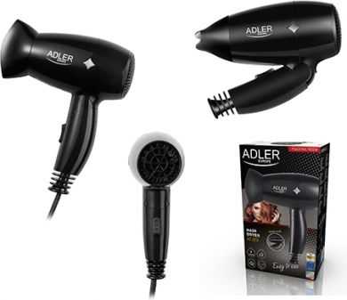 ADLER Adler | Hair Dryer | AD 2251 | 1400 W | Number of temperature settings 2 | Black AD 2251