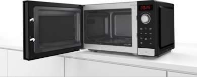 BOSCH Bosch Microwave Oven FFL023MS2 Free standing, 20 L, 800 W, Black FFL023MS2 | Elektrika.lv