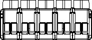 Hensel Клеммы DK KL 04 для распределительных коробок, 5-ти полюсная, 1.5-6 мм2, Cu, для монтажа с кронштейном 26001225 | Elektrika.lv