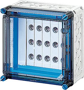Hensel Mi screw-type fuse box, 5x3x63A, D02,E18 bus-mounted 630 A, 5-pole, hinged lid 2000724 | Elektrika.lv