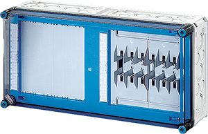 Hensel Mi HRC fuse box 2xHRC00, 3-pole, busbar 250 A, 5-pole, 2000656 | Elektrika.lv