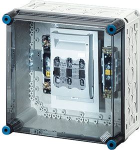 Hensel Mi 5250 HRC fuse switch disconnector box 1xNH00, 3P, 125A+PE+N, IP65 2000187 | Elektrika.lv
