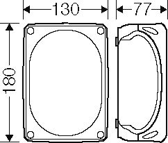 Hensel Junction box RK 1024 T IP66 grey, with 24 terminal blocks, WKM 4/U, 1,5-4 mm2 62000179 | Elektrika.lv
