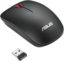 Asus Computer mouse WT300 RF, Wireless, USB, AA, Black 90XB0450-BMU000 | Elektrika.lv