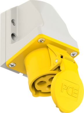 PCE CEE wall mounted socket (compact) 16A 3p 4h IP44 113-4K | Elektrika.lv