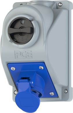 PCE CEE-wall mounted socket COMBO-POL 16A 3p 6h IP44 96061350 | Elektrika.lv