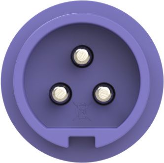 PCE CEE-wall mounted plug 16A 3p 24VAC 50/60Hz IP44 TWIST 563V | Elektrika.lv