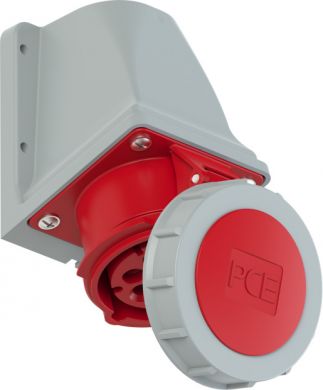 PCE CEE-wall mounted socket 16A 7p 6h IP66/IP67 1172-6V | Elektrika.lv