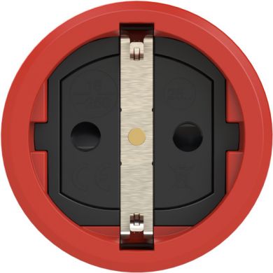 PCE Safety connector series Taurus2 16A 250V AC 3p (2P+E) IP20 red/black 2510-RSC | Elektrika.lv