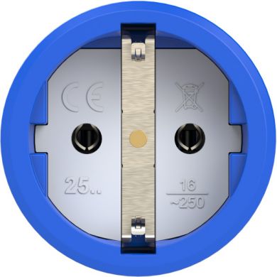 PCE Taurus2 rubber safety connector lid nat IP54 (blue/black) 2512-BS | Elektrika.lv