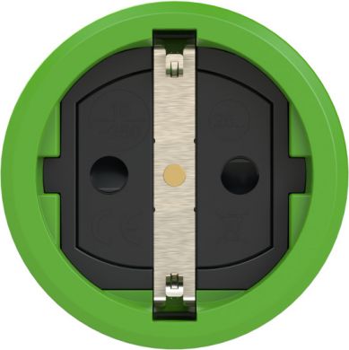 PCE Taurus2 rubber safety connector lid nat SH IP54 (green/black) 2512-USC | Elektrika.lv