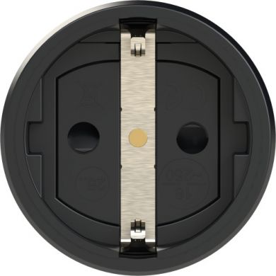 PCE Gumijas kontaktligzda 250V AC, 3x16A (2P+E), IP54, ar vāku, LED indikators, PA6, nat SH, TopTaurus2, Schuko, melna 25731-SSC | Elektrika.lv