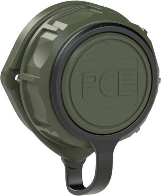 PCE Schutzkontakt-Anbausteckdose oval fb Deckelband IP66/68 (bronzegrün) 20341-9U | Elektrika.lv