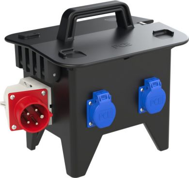 PCE Distribution box rubber mobile RIED BV 2x16/5 4xSSD WGS16/5 Ea IP44 9473071 | Elektrika.lv