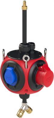 PCE Distribution box hanging plastic PEGASUS HV 16/5 3xSSD M25o DL 4Ri R IP44 9033071 | Elektrika.lv