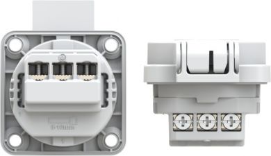 PCE Kontaktligzda 3x16A (2P+PE) IP54 pelēka 105-0g | Elektrika.lv