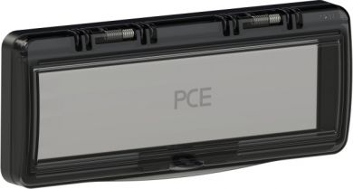PCE Drošinātāja logs 12 moduļi IP44/IP54 melns 9006512S | Elektrika.lv