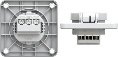 PCE Socket outlet with protective contact 75x75 nat IP54 side (grey) 105-8GS | Elektrika.lv