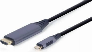 Gembird CABLE USB-C TO HDMI 1.8M/CC-USB3C-HDMI-01-6 GEMBIRD CC-USB3C-HDMI-01-6 | Elektrika.lv