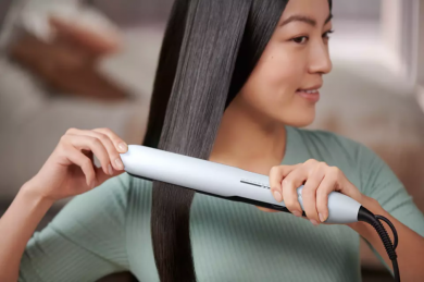 Philips Philips | Hair Straitghtener | BHS520/00 | Warranty 24 month(s) | Ceramic heating system | Ionic function | Display LED | Temperature (max) 230 &deg;C | Number of heating levels 12 | Pale Blue BHS520/00