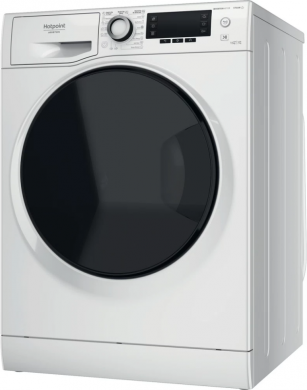 Hotpoint Hotpoint | NDD 11725 DA EE | Washing Machine With Dryer | Energy efficiency class E | Front loading | Washing capacity 11 kg | 1551 RPM | Depth 61 cm | Width 60 cm | Display | LCD | Drying system | Drying capacity 7 kg | Steam function | White NDD 11725 DA EE