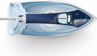 Philips Philips | Iron | DST5030/20 | Steam Iron | 2400 W | Water tank capacity 320 ml | Continuous steam 45 g/min | Steam boost performance 180 g/min | Blue/White DST5030/20