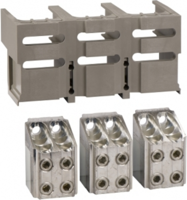 Schneider Electric 3 connectors - < 1250A - for 4 x 240 mm² - bare cables and 1 connector shield 33640 | Elektrika.lv
