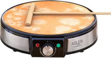 ADLER Adler | Crepe Maker | AD 3058 | 1600 W | Number of pastry 1 | Crepe | Stainless Steel/Black AD 3058