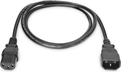 Digitus  Digitus | Power Cord extension cable  C13 - C14, | AK-440201-018-S | Black AK-440201-018-S