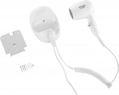 ADLER Adler | Hair dryer for hotel and swimming pool | AD 2252 | 1600 W | Number of temperature settings 2 | White AD 2252
