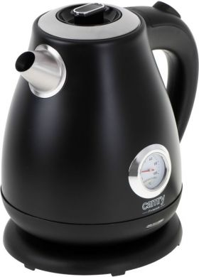 Camry Camry | Kettle with a thermometer | CR 1344 | Electric | 2200 W | 1.7 L | Stainless steel | 360° rotational base | Black CR 1344 BLACK