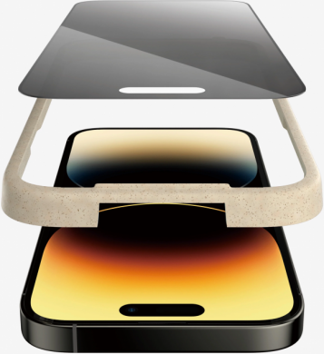 PanzerGlass PanzerGlass | Screen protector | Apple | iPhone 14 Pro | Glass | Black | Ultra-Wide Fit; Easy installation; Privacy Filter; Fingerprint resistant | Privacy P2784