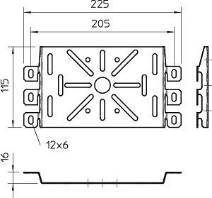 Obo Bettermann 225x115bright, DIN EN 10147Mild steel, St 7084870 | Elektrika.lv